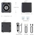 EARISE T12 Karaoke Machine with Singing Toy Microphone, Wireless