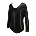 thumbnail image 3 of Generic Clearance Children's Quick Drying Romper Toddler Girls Winter Long Sleeve Bodysuit Clothes Dance Suit Gymnastics Suit Sports Suit Jumpsuit Colorful Outfits(7-8 Years,Black), 3 of 7