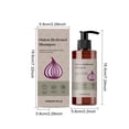 thumbnail image 3 of Onions Hydrosol Shampoo For Thinning Hair Supports Scalp Fuller Thicker Hair Gentle Nourishing 300ml, 3 of 8