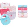 Gerber - Terry Cloth Bibs 10-Pack, Pink