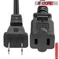 thumbnail image 4 of 10 Ft Polarized US Power Cord Extension – 16AWG 2-Prong AC Cable, UL-Listed, 13A/125V, Flexible & Durable for Home/Office,1PC, 4 of 14