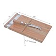 thumbnail image 2 of Acacia Wood Rectangle Cheese Board & Spreader, 2 of 4