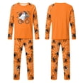 thumbnail image 4 of Family Halloween Pajama Set Long Sleeve Crew Neck, Soft Halloween Family Pajamas with Ghost Bicycle Print, Spooky Matching Halloween Pajamas Sleepwear, 4 of 4