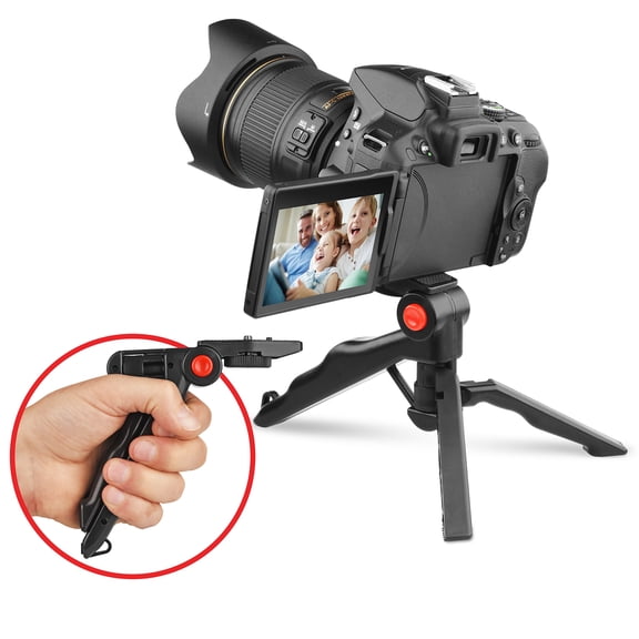 circuit city ultrashot mini hybrid pistol grip stabilizer tabletop tripod for dslrs, audio recorders and video cameras