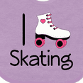 thumbnail image 4 of Inktastic Roller Skate Lover Girls Baby Bib, 4 of 4