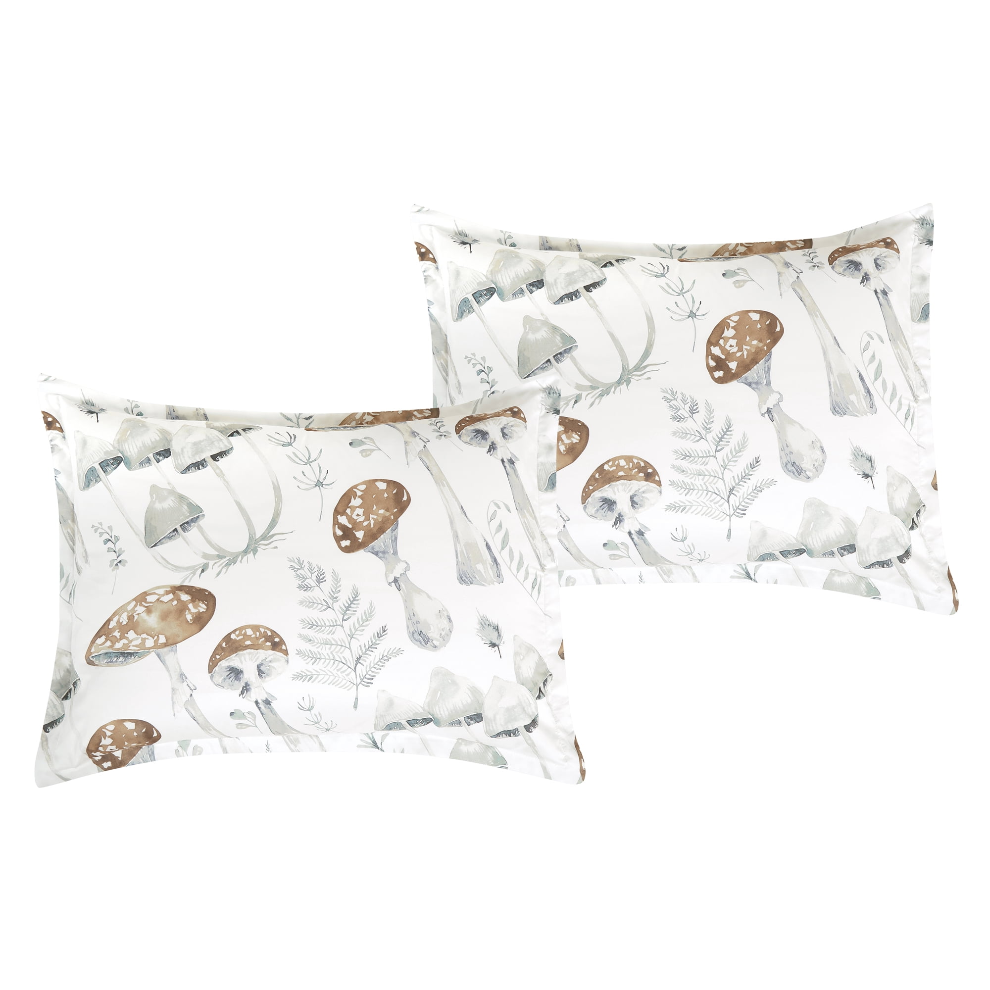EvJK 6-Piece Comforter Set – Print Motif Soft & Cozy Comforter with Matching Shams and Decorative Cushions, King