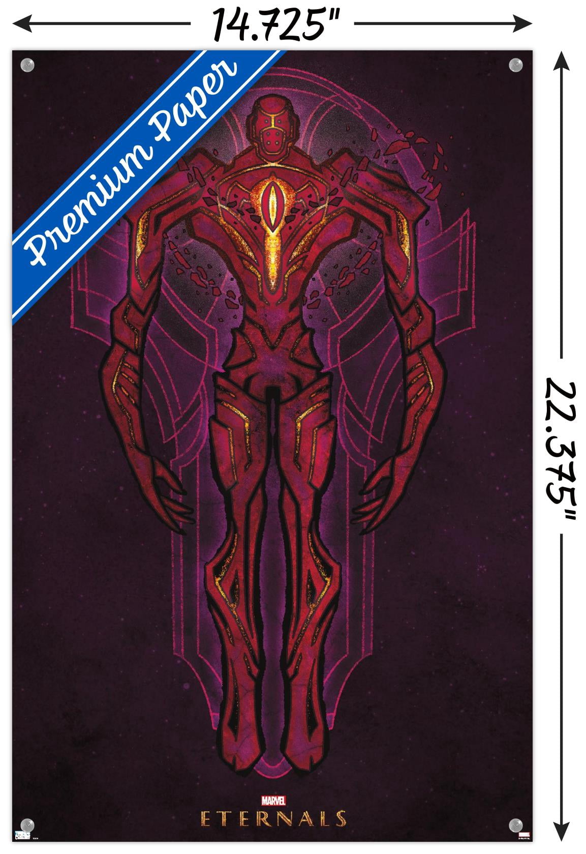 Marvel Eternals - Celestials Wall Poster with Pushpins, 14.725" x 22.375"