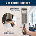 thumbnail image 3 of 16 oz. Metal Can Crusher, Heavy-Duty Wall-Mounted Smasher for Aluminum Seltzer, Soda, Beer Cans and Bottles for Recycling - Grey, 3 of 5