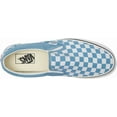 thumbnail image 3 of VANS U CLASSIC SLIP-ON UNISEX SNEAKERS - BLUE - Theory Checkerboard Heritage Blue / Men 5.5 / Women 7 / Medium, 3 of 7
