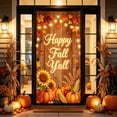 thumbnail image 6 of Thanksgiving Door Cover 35x71 inch, Fall Yall Door Curtain, Rustic Autumn Banner for Indoor Outdoor Decor Photo Booth Props, 6 of 6