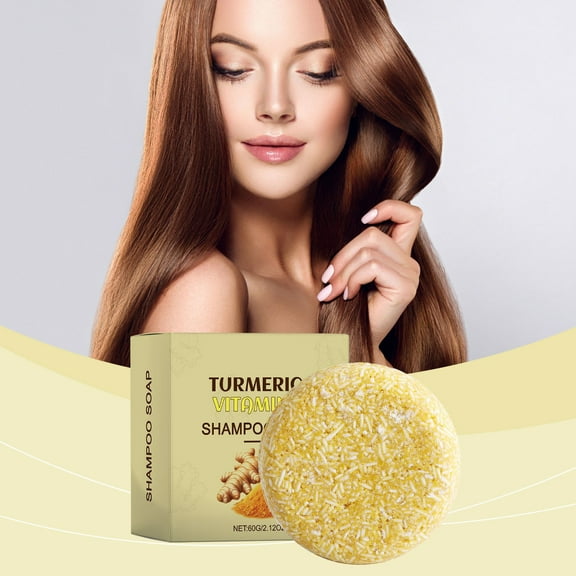 SDJMa Ginger Shampoo Bar, Herbal Hair Care for Healthy Scalp, Reduces White Hair Concerns, Nourishes & Strengthens, Natural Formula, 60g