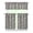 Other Textures, variant on Celestial Astronomical Kitchen Curtains Set - Dark Aesthetic 3-Piece Rod Pocket Curtains with Eclipse & Constellation Print