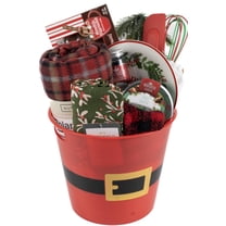 Premium Christmas Home Decor Gift Basket - Santa Home Decor Bucket