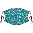 thumbnail image 1 of Cute Chihuahua Dog Graphic Printed Cloth Face Masks Reusable Washable Adjustable for Adults (5 PCS), 1 of 5