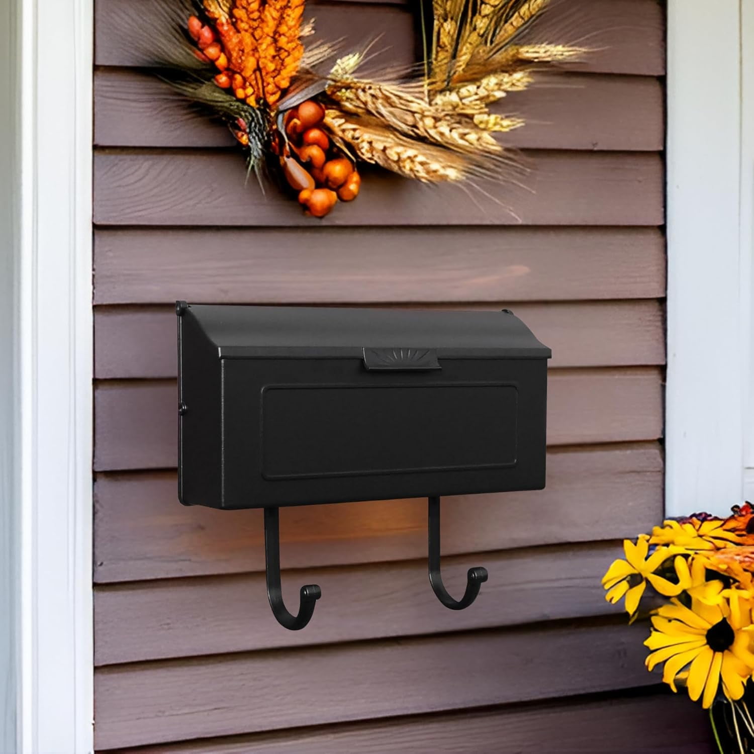 Special Lite Products Horizon Large Powder-Coated Aluminum Wall-Mounted Mailboxes, Rust Resistant