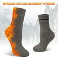 thumbnail image 6 of Loritta 4 Pairs Thermal Socks for Women Winter Thick Warm Heated Boot Crew Socks, 6 of 6