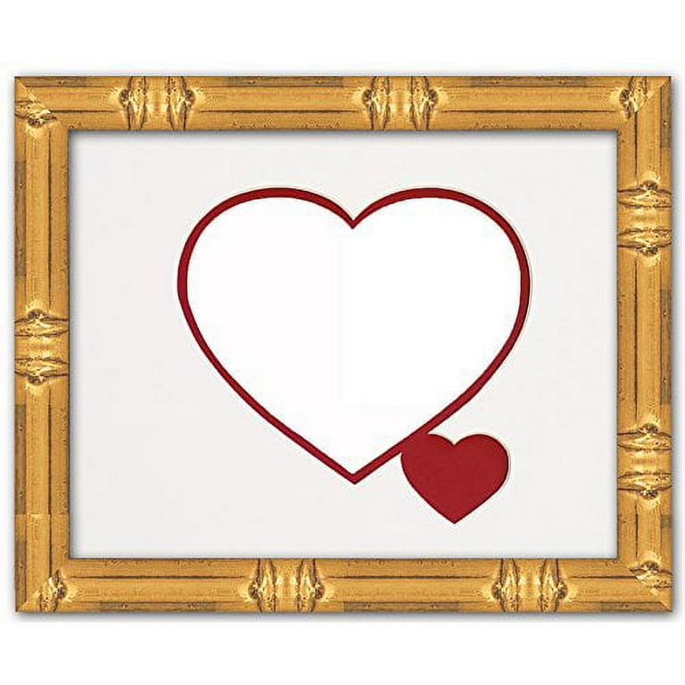 4 X 6 Wooden Triple Heart Clip Photo Frame