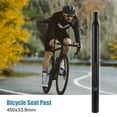 thumbnail image 7 of Unique Bargains Bicycle Seat Post Aluminum Alloy Seat Tube with Scale Mark Universal for MTB Mountain Bike Black 33.9x450mm, 7 of 7
