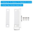 thumbnail image 2 of Unique Bargains Magnetic Reed Switch, 10 Sets NC Magnetic Contact Switch for Door, White, 2 of 6