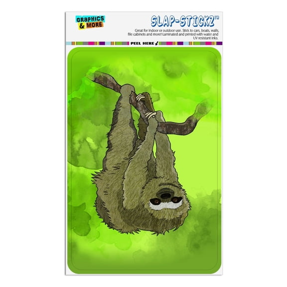 Sloth Watercolor Home Business Office Sign