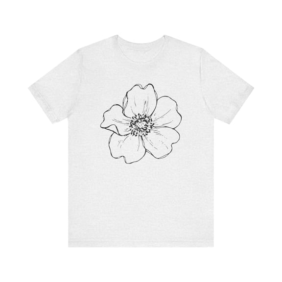 Women's tshirt, flower shirt, womens tee