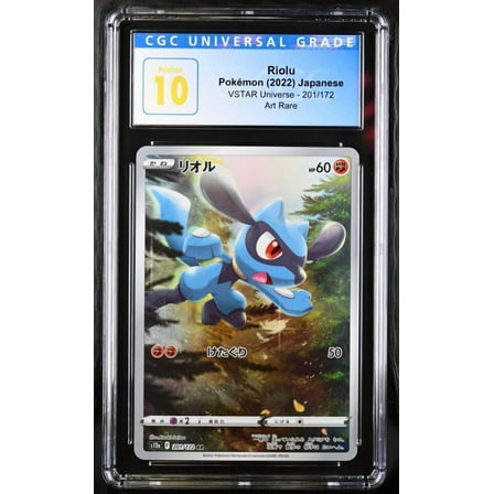 2022 Pokemon #201/172 Riolu VSTAR Universe CGC 10