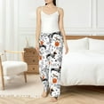 thumbnail image 5 of Halloween Pajama Pants Women, halloween pumpkin dog Halloween Costumes Sweatpants Soft Sleep Lounge Pants, Casual PJ Bottoms Pants with Pockets, 5 of 7