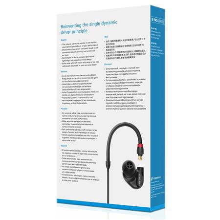 Sennheiser Professional IE 100 PRO Dynamic In-Ear Monitoring Headphones, Black