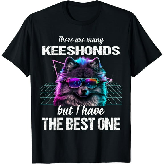 Sam Soft Keeshond Dog Keeshonds T-Shirt
