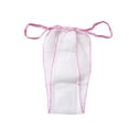 thumbnail image 1 of Qarigey 100 piezas de viaje desechables bragas Spa ropa interior Sexy elástico íntimo calzoncillos para salón cuidado de la belleza blanco Type2 NO2, 1 of 6