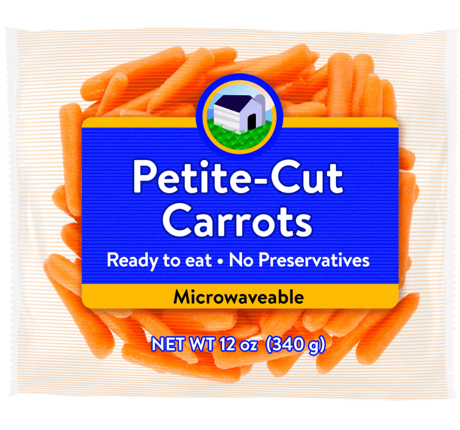 Fresh Cut Petite Carrots, 12 oz Bag - Ready to Eat, Pre-Washed, Premium Quality