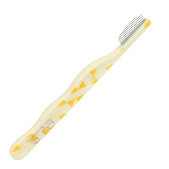 Pet Comb Stainless Steel Round Head Fine Teeth Dog Cat Grooming Massage Tool for Tear Stain Removal Easy to Clean Durable