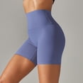 thumbnail image 3 of Pantalones cortos deportivos para mujer, mallas de Yoga a prueba de sentadillas, cintura alta, ajustados, secado rápido, ciclismo, entrenamiento, gimnasio, 3 of 4