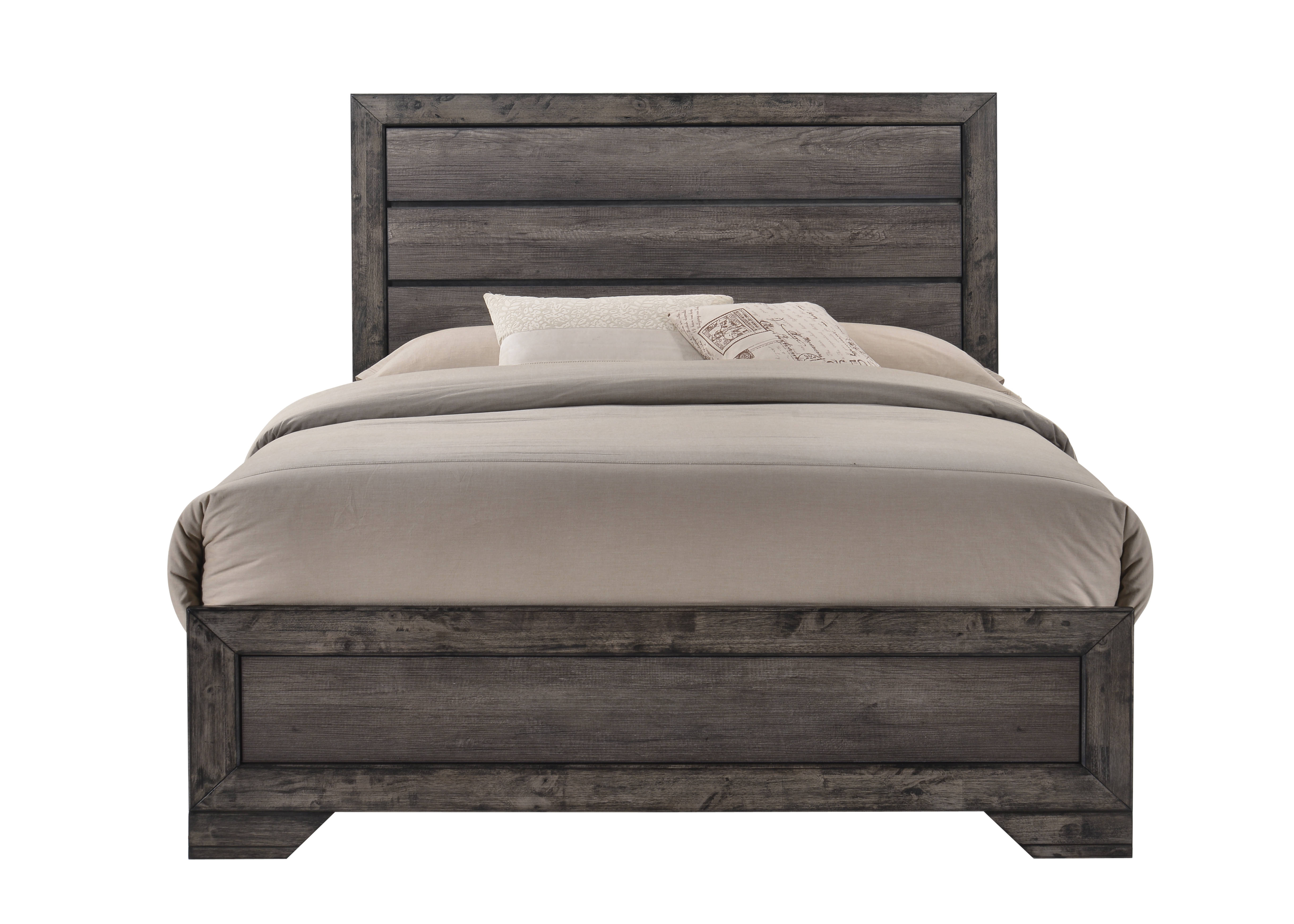 Picket House Furnishings Grayson King Panel 3pc Bedroom Set, Grey Oak