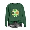 thumbnail image 5 of xixinqiwan Women St Patrick's Day Sweatshirt,Women Shamrock Long Sleeve Irish Festival Holiday Tee Causal Pullover Top, 5 of 6
