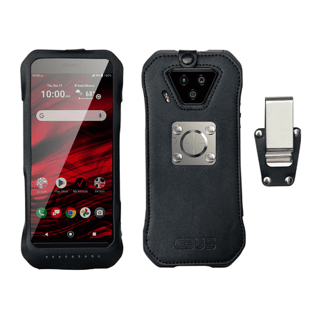 DuraForce Ultra Phone Case, CBUS Fitted Case with Belt Clip for Kyocera Dura Force Ultra 5G E7110 - Black