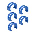 thumbnail image 2 of Bike C Shape Buckle, Aluminum Alloy Precise Bike C Type Buckle 5pcs/set Reusable  For Cycling Blue, 2 of 8