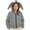 Grey-FLHb, variant on Girls Cute Rabbit Ear ZipāUp Hooded Jacket Kids Long Sleeve Loose Casual Outerwear Children Hoodie Coat 7-8 Year Grey