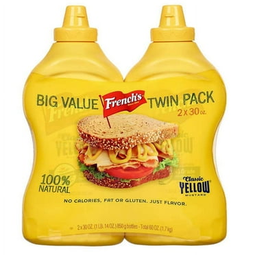 French's 100% Natural Classic Yellow Mustard (30 oz., 2 PK.)