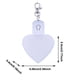thumbnail image 3 of Luz nocturna LED portátil en forma de corazón, lámpara colgante recargable por USB, ideal para el bolso, acampadas, senderismo y paseos, 3 of 4