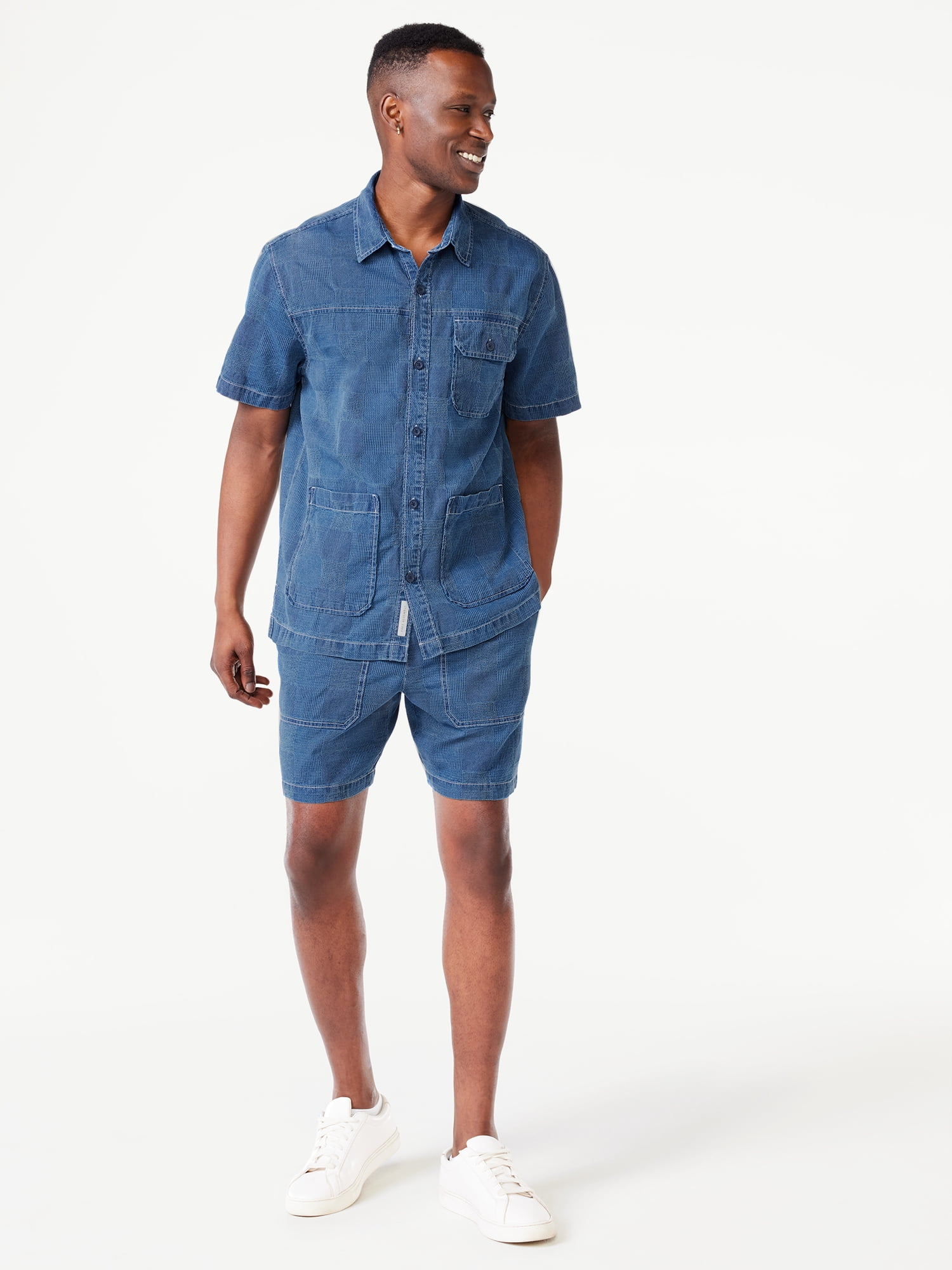 Free Assembly Men's Patchwork Shorts