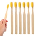 thumbnail image 1 of SHISUYAN 8Set Bamboo Toothbrush Protects Gums Brightens Teeth Daily Use Family, 1 of 8