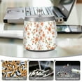 thumbnail image 6 of Yayeee Ashtray with Lid for Cigarette Smokeless Stainless Steel Home Ash Holder, Orange Floral Blooms, 6 of 7