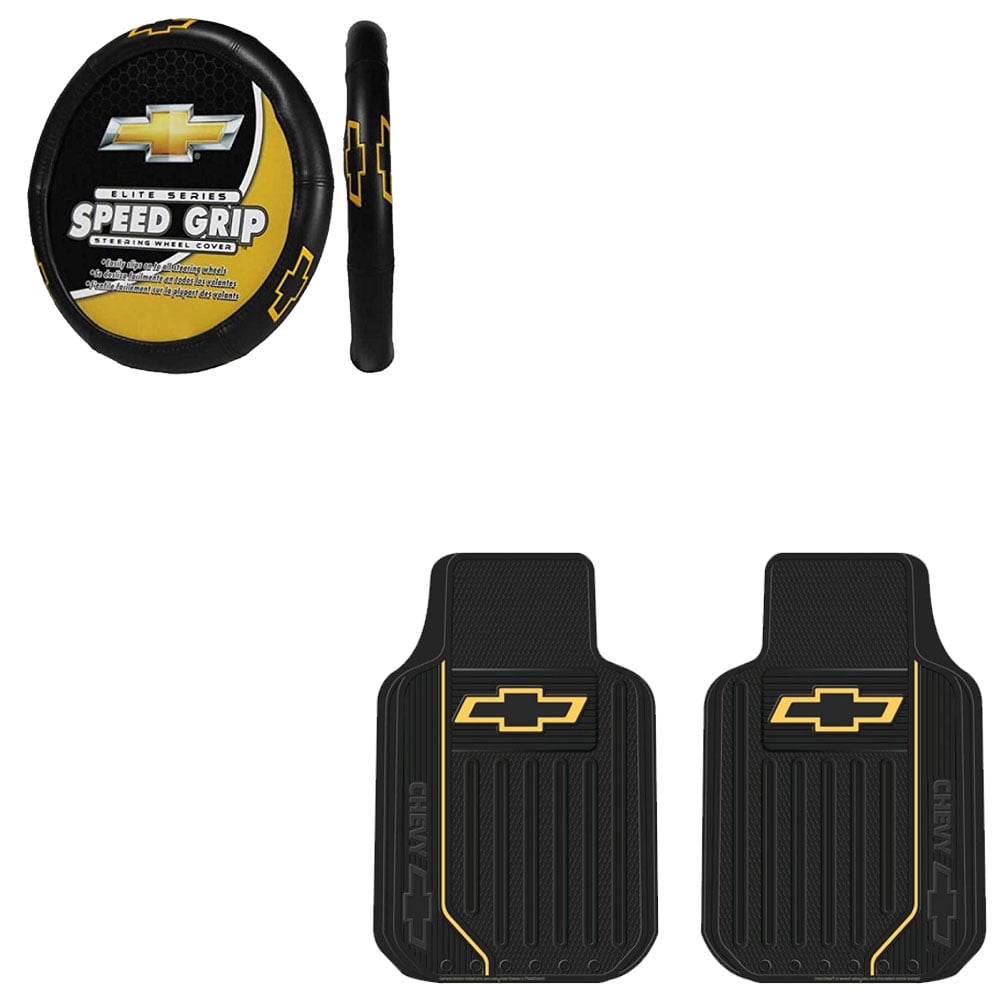 Chevy 2 Front Vinyl Floor Mats And Wheel Cover