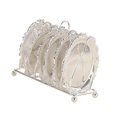 thumbnail image 1 of Abbracc 7Set Assiettes Assiettes Porte-Salades avec Support de Rangement pour / Banquet, 1 of 9