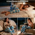 thumbnail image 7 of Icee 3 Pack Women's Wide Leg Pants with Pockets, Lounge Bottoms Pajamas for Women (Avail in Plus Sizes), 7 of 7