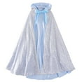 thumbnail image 4 of Princess Capes Colorful Sequins Cloak for Girls-Halloween Birthday Party Costumes Dress up, 4 of 5