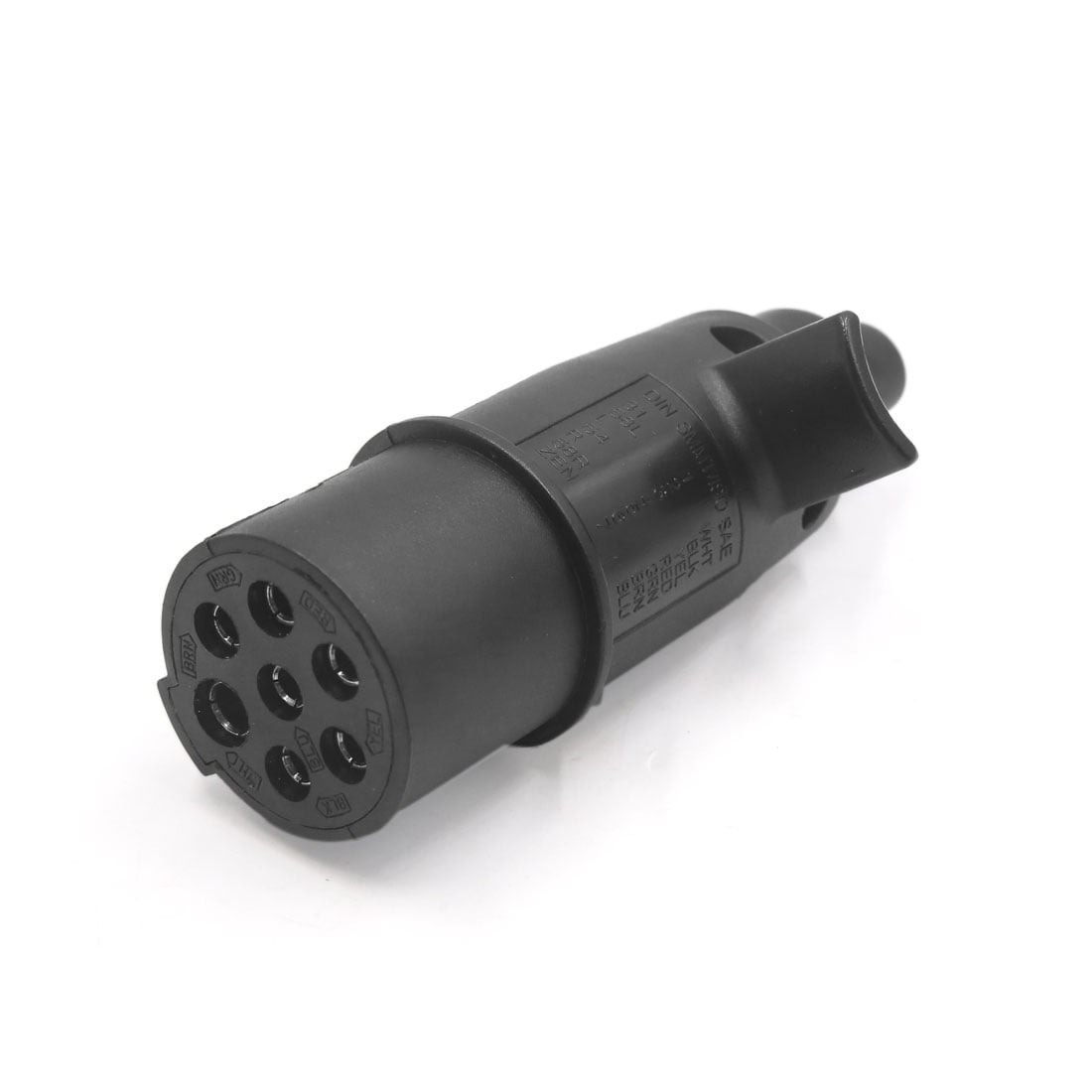 7 Pin DC 24V Plastic European Trailer Light Socket Electrics Connector