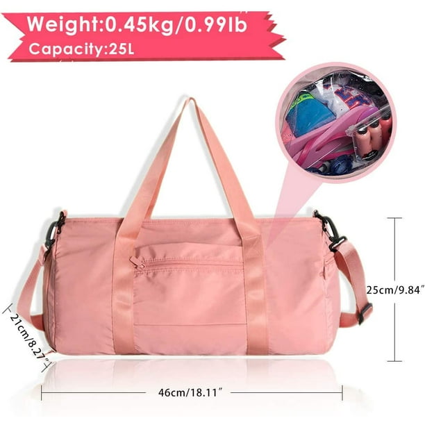 Sac de sport de sport, sac de yoga de voyage sec et humide avec  compartiment à chaussures pour homme et femme 