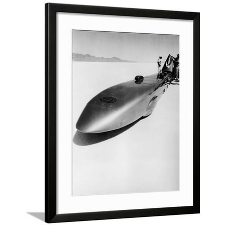 Land Speed Record Car - Goldenrod' Land Speed Record Car, Bonneville Salt Flats, Utah, USA, C1965 Framed Print Wall Art